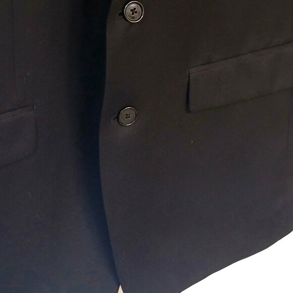 VAN HEUSEN  NWT Suit Jacket Sz 44R  with 3 used designer ties - Picture 6 of 12